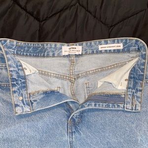 Cotton on straight baggy light wash jeans